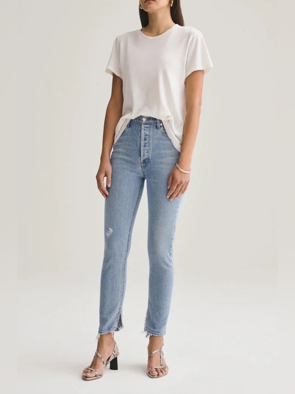 AGOLDE - Nico High Rise Slim Fit Jeans in Headlines size 30